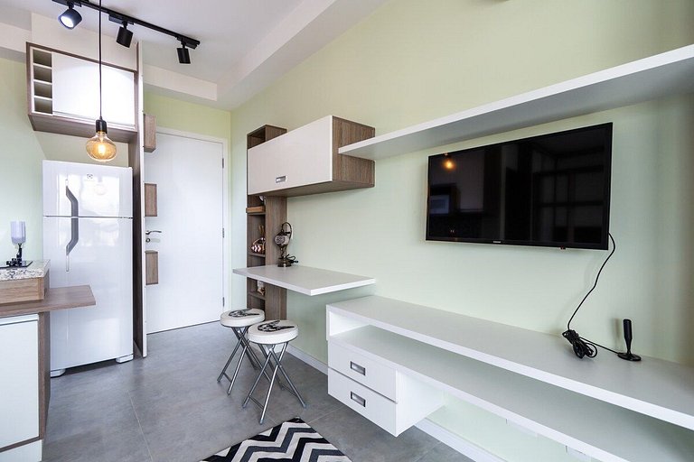 BA3 Studio Lindo Andar Alto Com Vaga Bela Vista