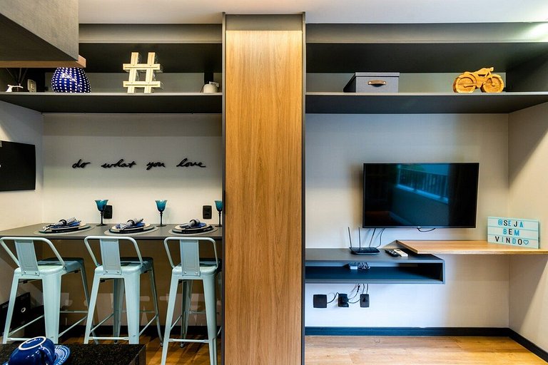 BA2 Studio Novo Moderno Centro Paulista Bela Vista