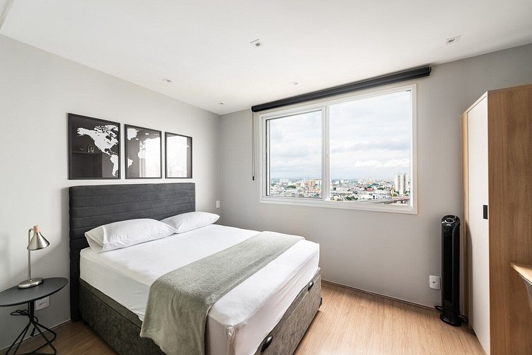 BA12 Studio Novo Andar Alto Brás 50 m Metro Centro
