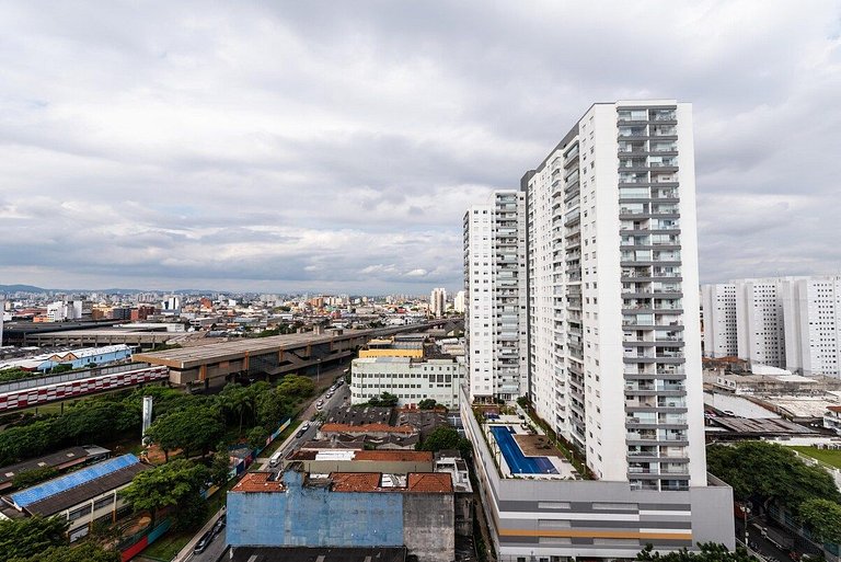 BA12 Studio Novo Andar Alto Brás 50 m Metro Centro