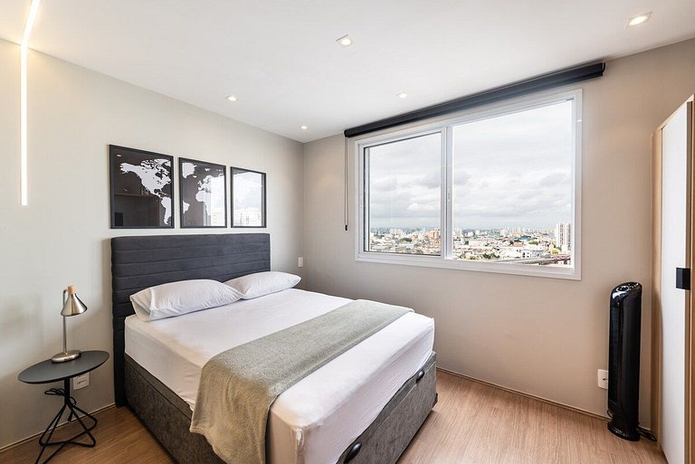 BA11 Studio Novo Andar Alto Brás 50 m Metro Centro