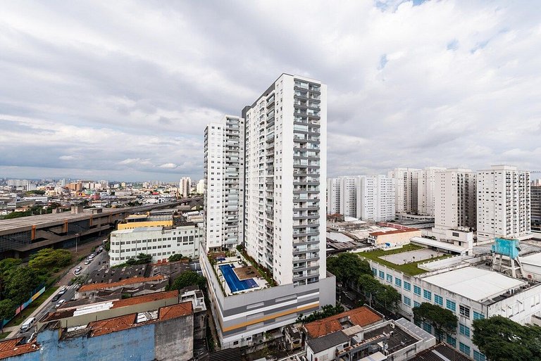 BA11 Studio Novo Andar Alto Brás 50 m Metro Centro