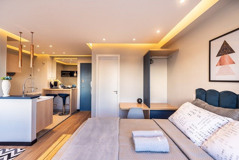 BA7 Studio Moderno Bela Vista São Paulo