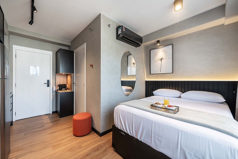 BA25 Studio Chic Industrial | Metrô Vila Mariana