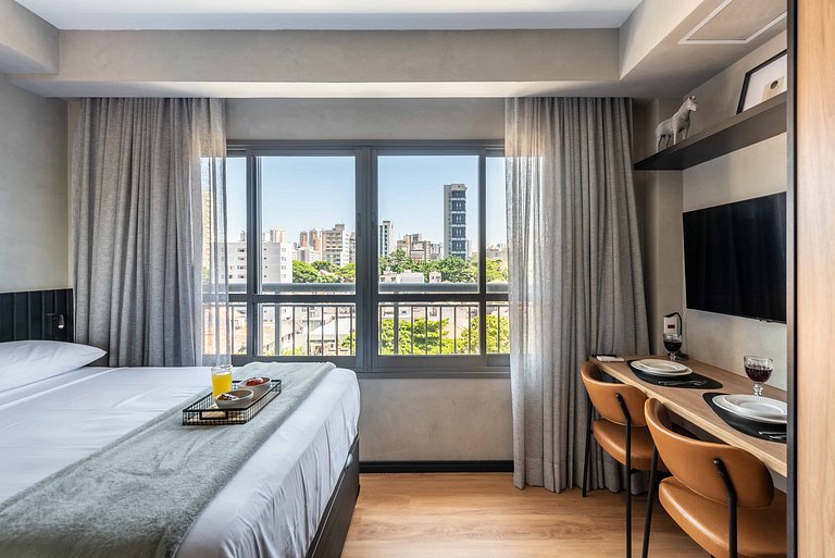 BA25 Studio Chic Industrial | Vila Mariana Subway