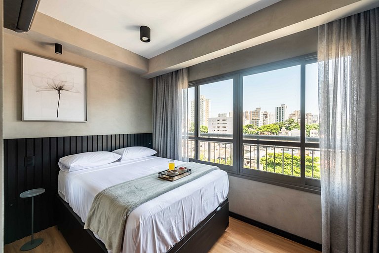 BA25 Studio Chic Industrial | Metrô Vila Mariana