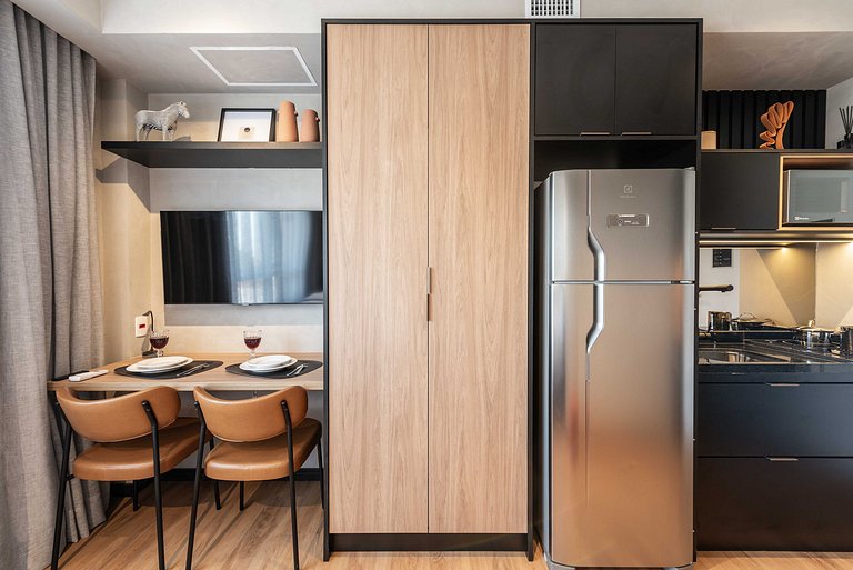 BA25 Studio Chic Industrial | Vila Mariana Subway