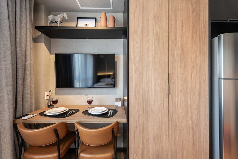 BA25 Studio Chic Industrial | Vila Mariana Subway