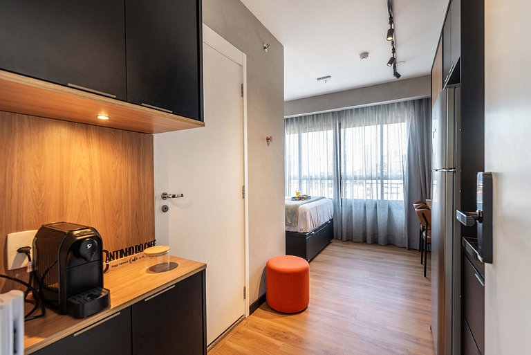 BA25 Studio Chic Industrial | Metrô Vila Mariana