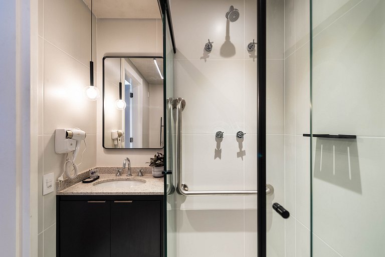 BA25 Studio Chic Industrial | Metrô Vila Mariana