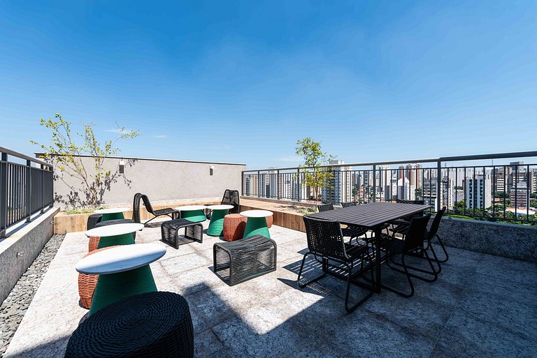 BA25 Studio Chic Industrial | Metrô Vila Mariana