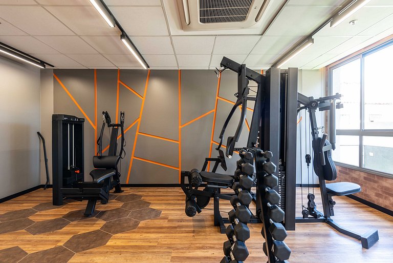 BA25 Studio Chic Industrial | Metrô Vila Mariana