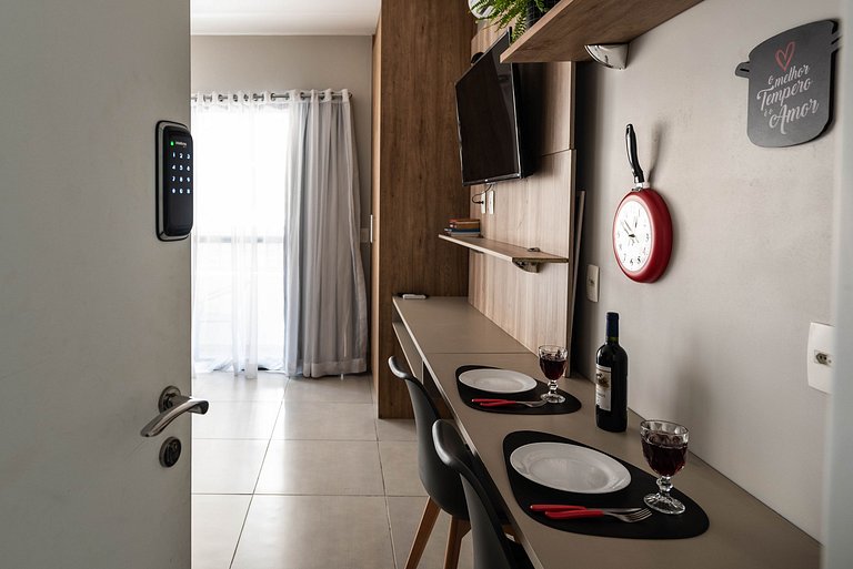 BA59 Studio Aconchegante Com Garagem | Bela Vista