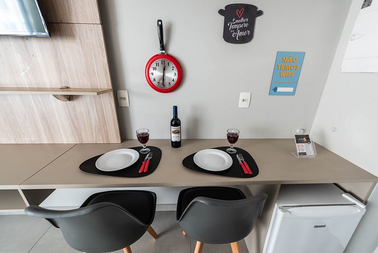 BA59 Studio Aconchegante Com Garagem | Bela Vista