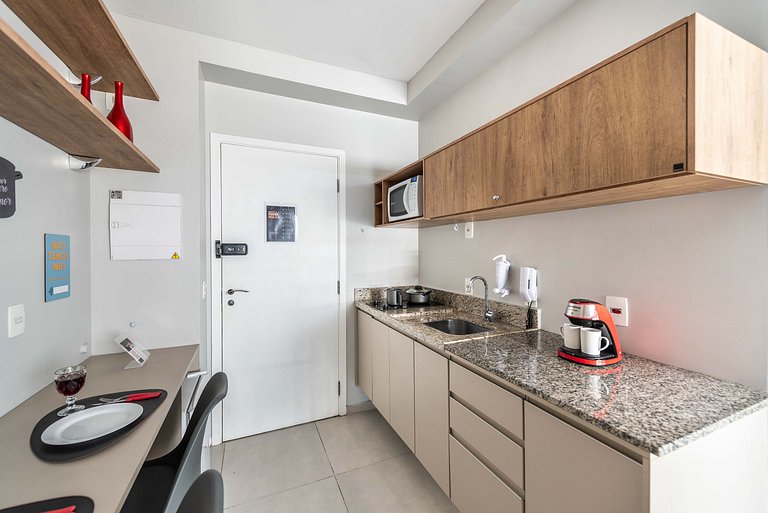 BA59 Studio Aconchegante Com Garagem | Bela Vista