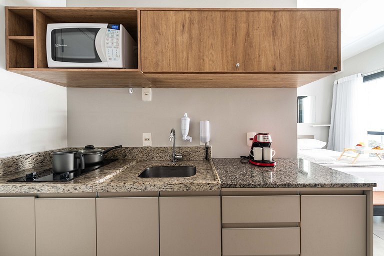 BA59 Studio Aconchegante Com Garagem | Bela Vista
