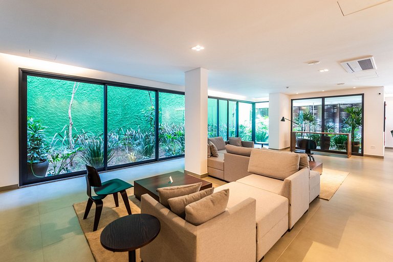 BA99 Studio Charmoso Andar Alto Moema | Congonhas