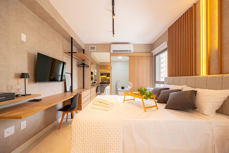 BA81 Refúgio na Vila Mariana Com Banheira | Ibira