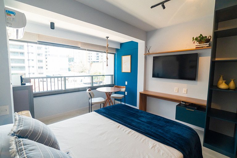 BA91 Studio Vila Mariana Premium | Cowork & Pool