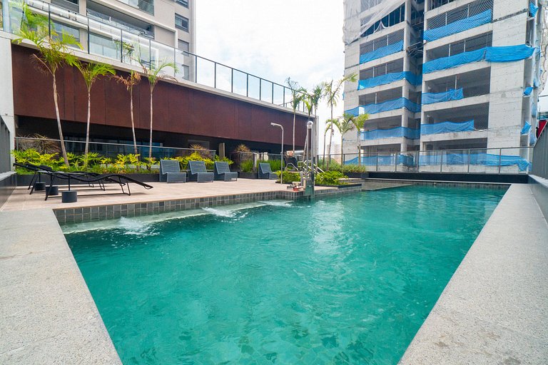 BA95 Studio Premium Ibirapuera | Gym & Piscina