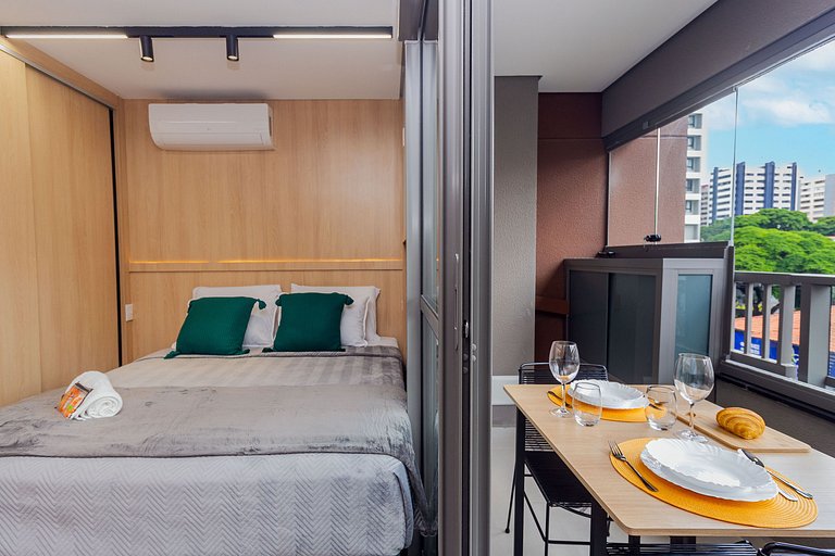 BA95 Studio Premium Ibirapuera | Gym & Piscina