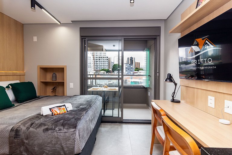BA95 Studio Premium Ibirapuera | Gym & Piscina