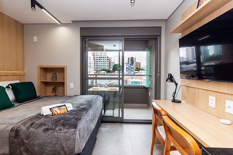 BA95 Studio Premium Ibirapuera | Gym & Piscina