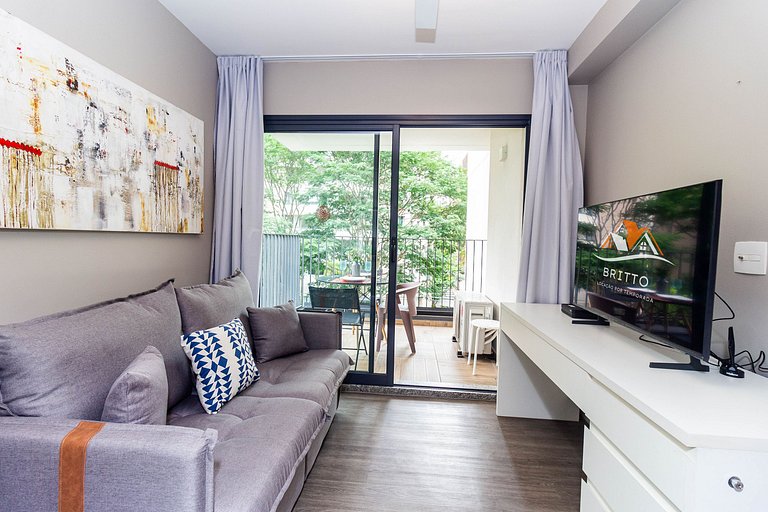 BA92 Apartamento Walk| Metrô Moema | 3km Congonhas