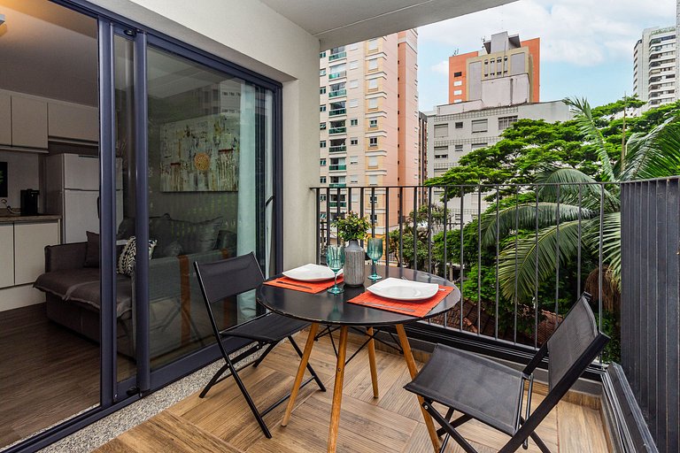 BA92 Apartamento Walk| Metrô Moema | 3km Congonhas