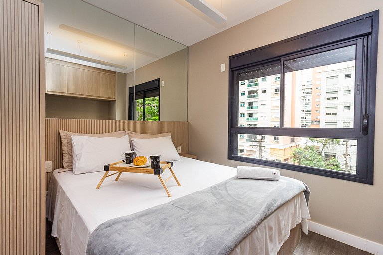 BA92 Apartamento Walk| Metrô Moema | 3km Congonhas