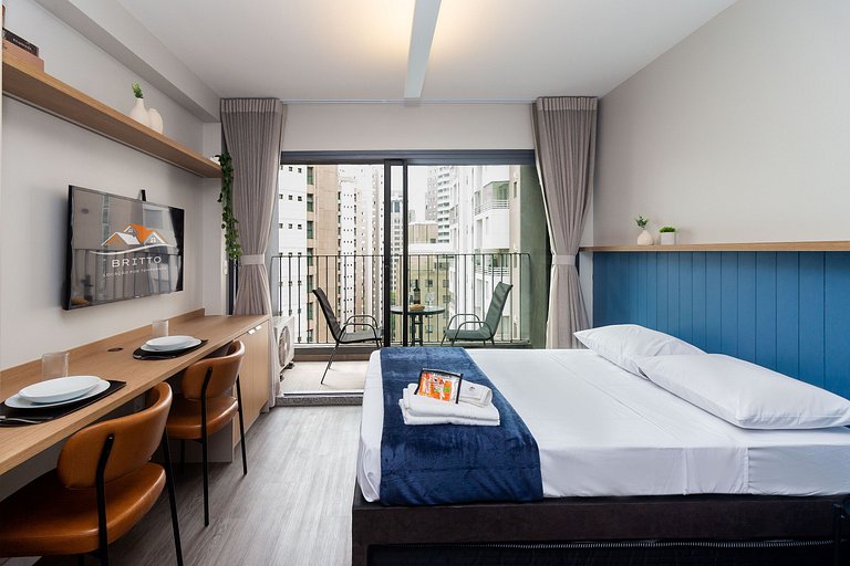BA97 Studio Walk Moema | Coworking | 3km Congonhas