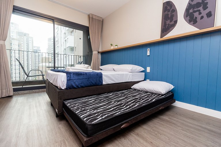 BA97 Studio Walk Moema | Coworking | 3km Congonhas