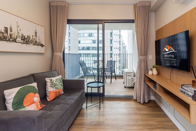 BA98 Moema Subway | 3km from Congonhas | Coworking