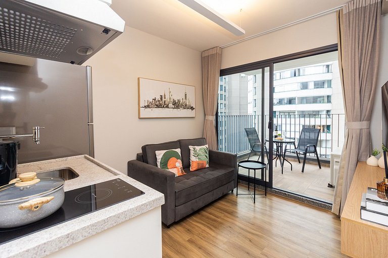 BA98 Apartamento Metrô Moema Congonhas | Coworking