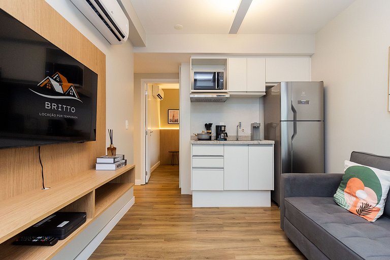 BA98 Apartamento Metrô Moema Congonhas | Coworking