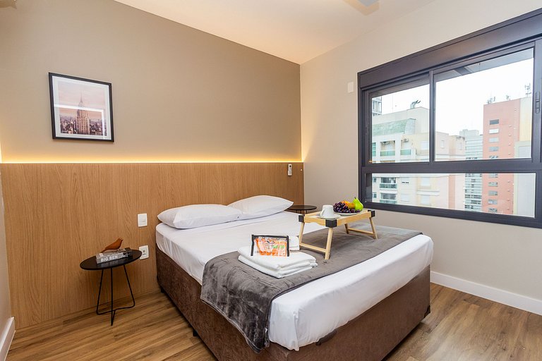 BA98 Apartamento Metrô Moema Congonhas | Coworking