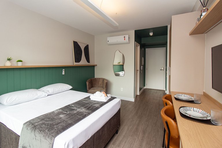 BA99 Charming Studio High Floor Moema | Congonhas