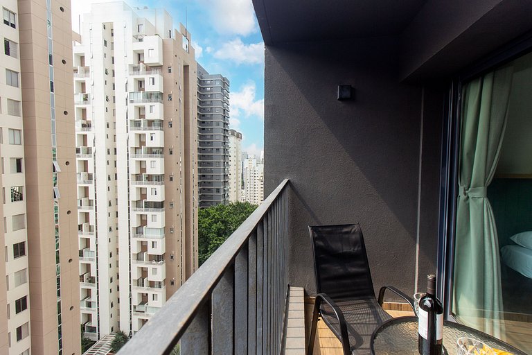 BA99 Charming Studio High Floor Moema | Congonhas