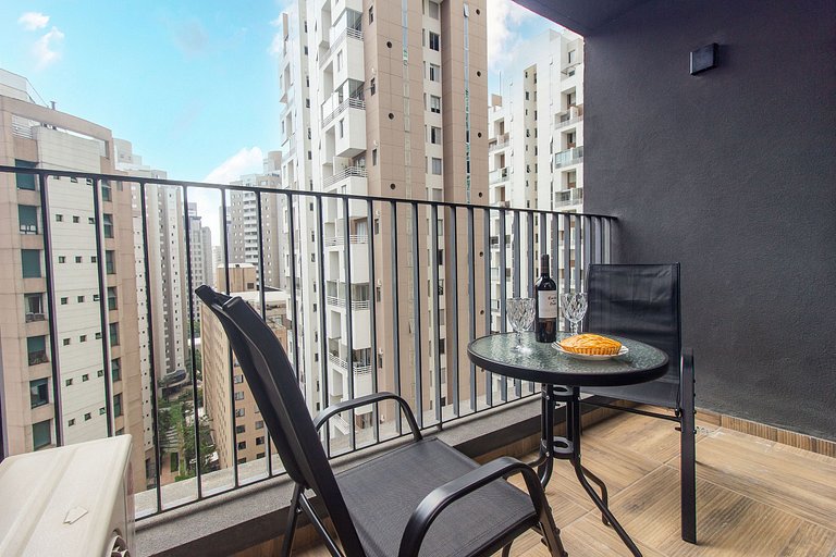 BA99 Charming Studio High Floor Moema | Congonhas