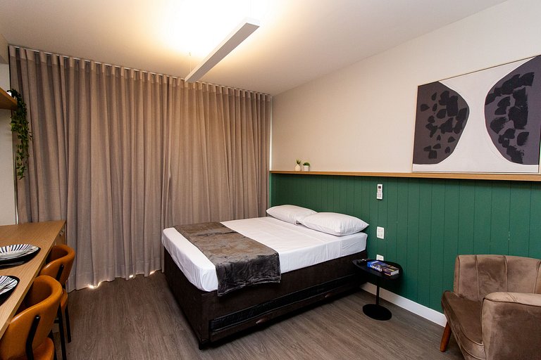 BA99 Studio Charmoso Andar Alto Moema | Congonhas