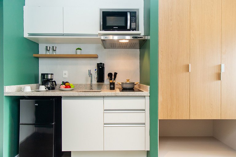 BA99 Charming Studio High Floor Moema | Congonhas