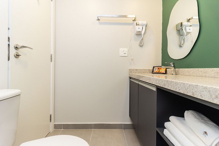 BA99 Studio Charmoso Andar Alto Moema | Congonhas