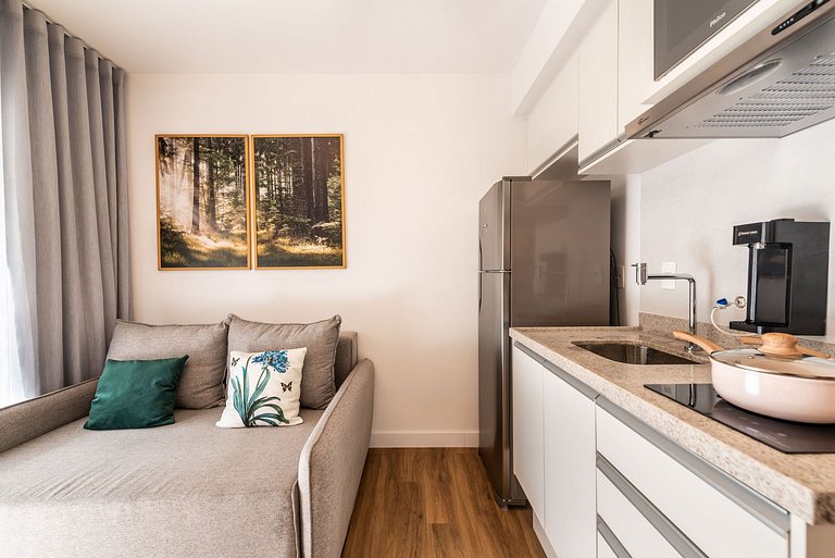 BA85 Apartamento Walk| Metrô Moema | 3km Congonhas