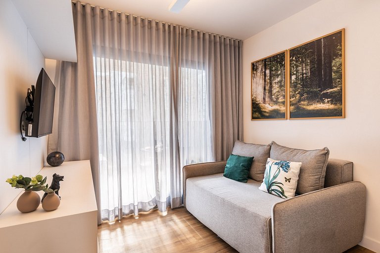 BA85 Apartamento Walk| Metrô Moema | 3km Congonhas