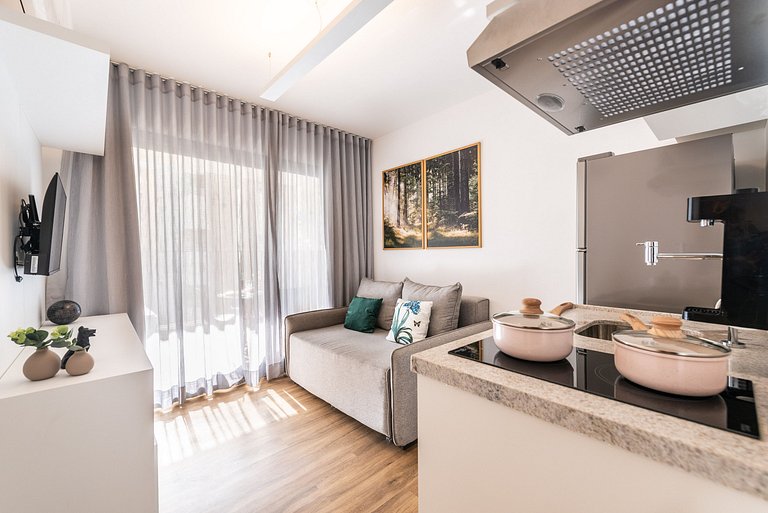 BA85 Apartamento Walk| Metrô Moema | 3km Congonhas