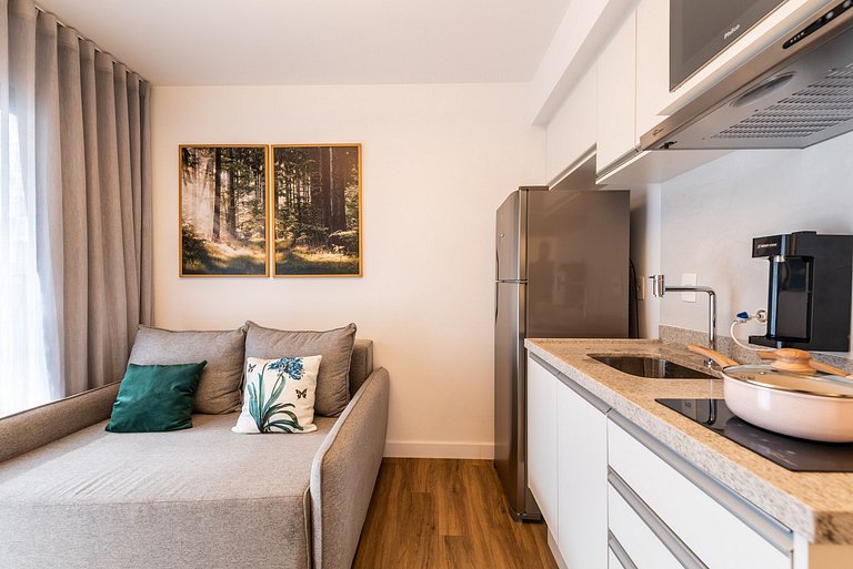 BA85 Apartamento Walk| Metrô Moema | 3km Congonhas
