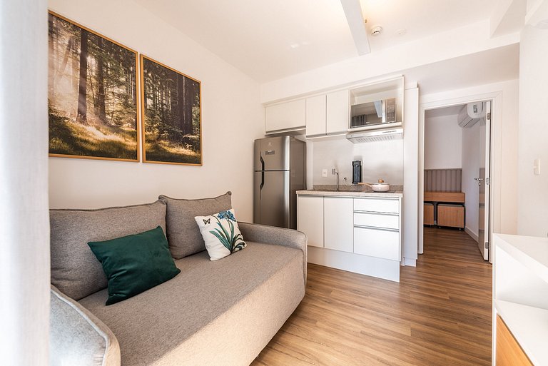 BA85 Apartamento Walk| Metrô Moema | 3km Congonhas
