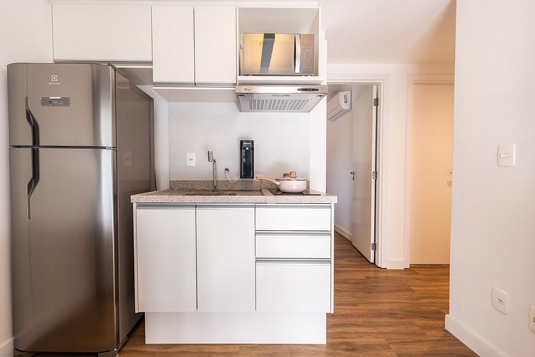 BA85 Apartamento Walk| Metrô Moema | 3km Congonhas