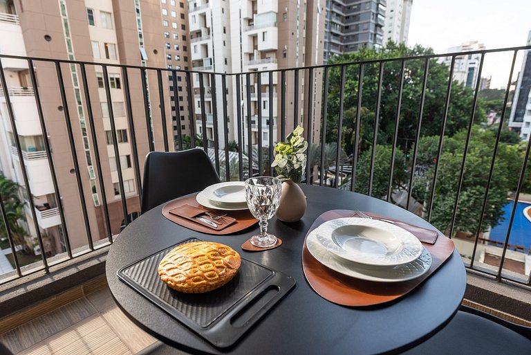 BA85 Apartamento Walk| Metrô Moema | 3km Congonhas