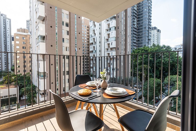 BA85 Apartamento Walk| Metrô Moema | 3km Congonhas